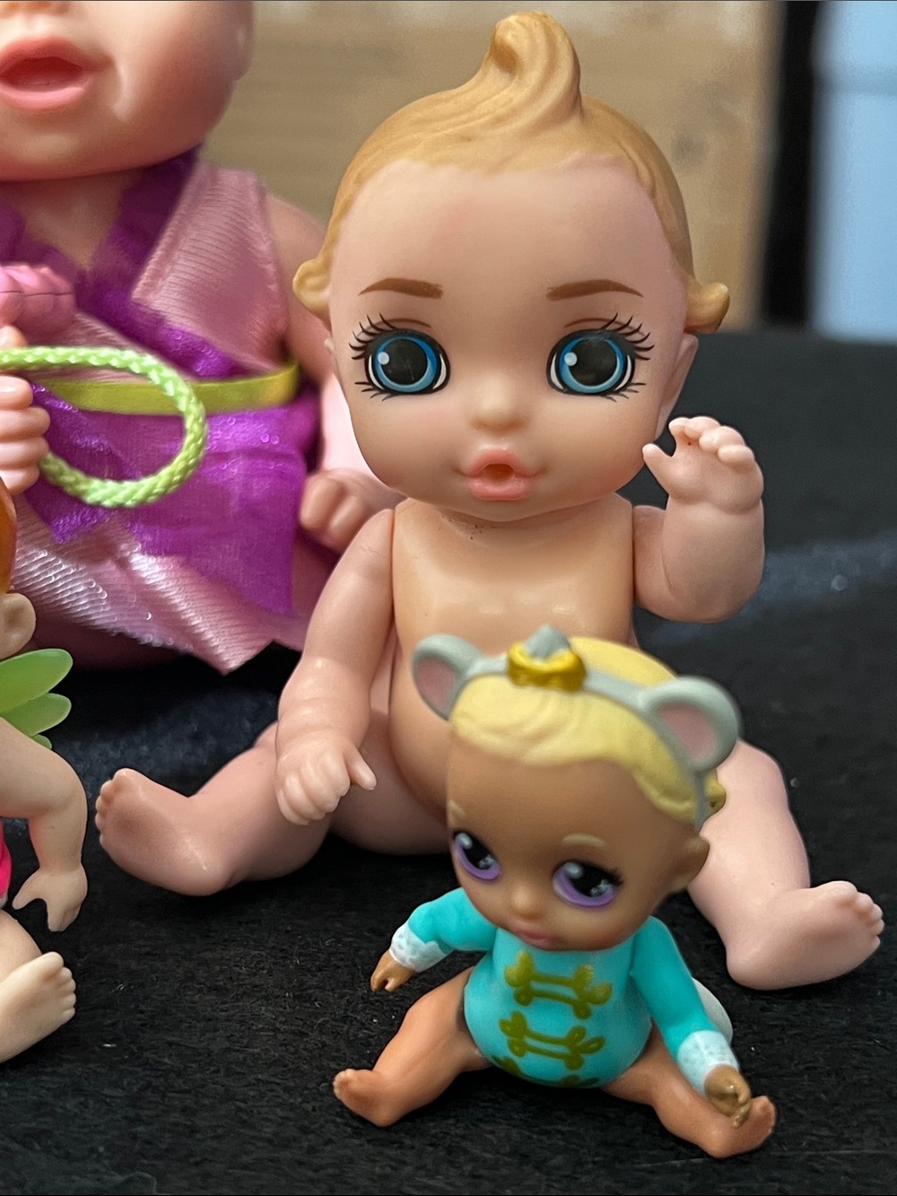 Mini Baby Doll Collector Lot of 7 Vintage & Modern - Picture 6 of 7